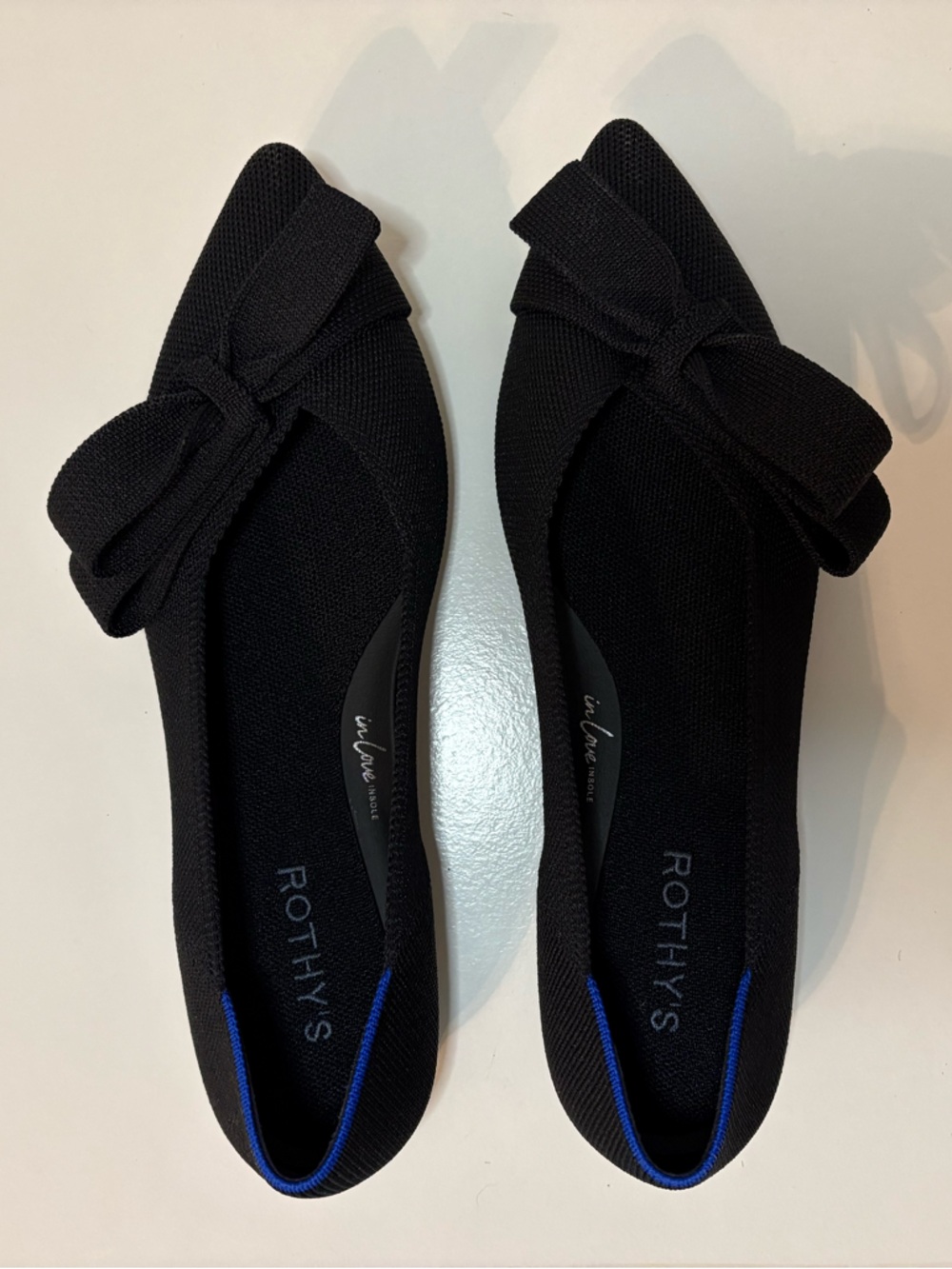 Rothy's Women's Black Bow Flat - Elegant Comfort
